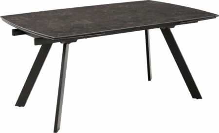 Spisebord Signature Avalora 240Ã97 cm sort Fairbanks keramik med stålstel